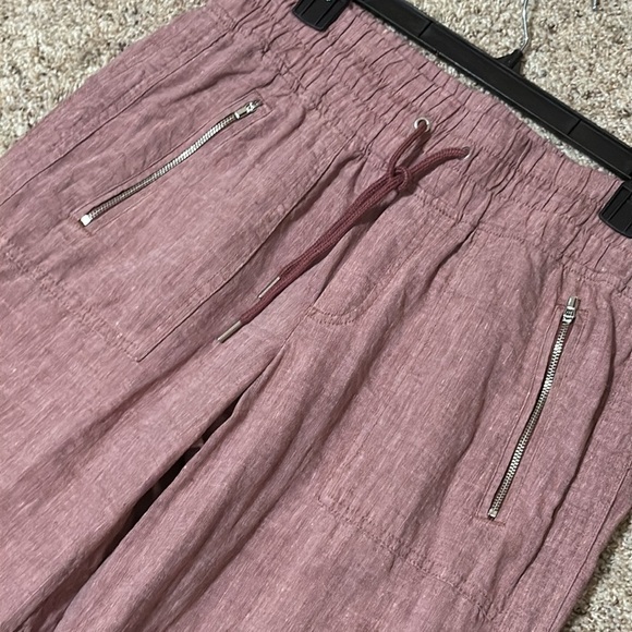 Athleta Rose Straight Leg Linen Pants - Picture 2 of 5